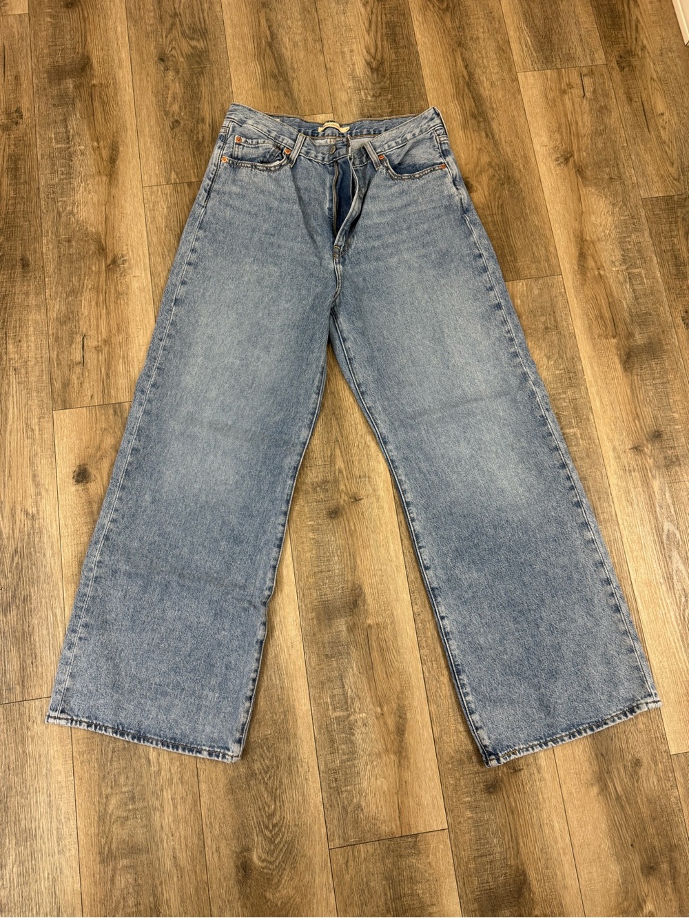 Levi’s High Waste Rib Cage Wide Leg Jeans